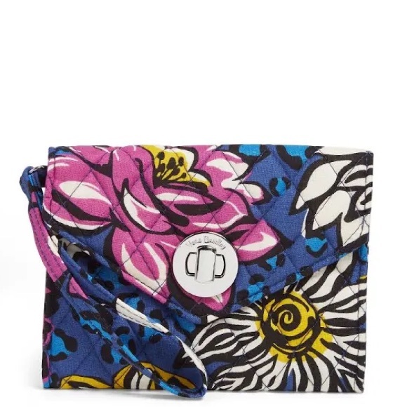 Vera Bradley Handbags - Vera Bradley Your Turn Smartphone Wristlet Wallet AFRICAN VIOLET